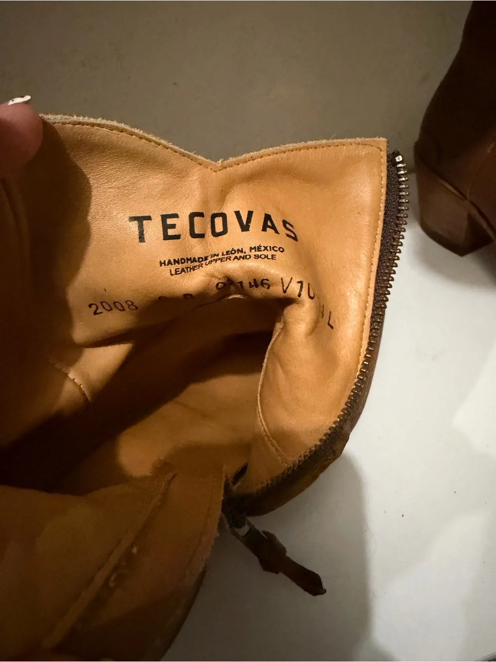 Tecovas Brown Leather Women's Ankle Booties